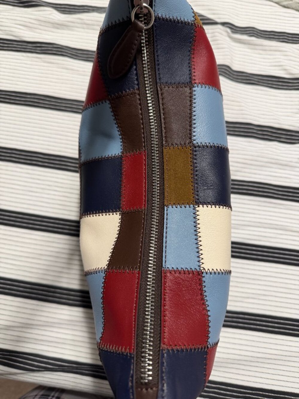 Coachtopia Alter ego blue bell checkered shoulder bag - Picture 4 of 6
